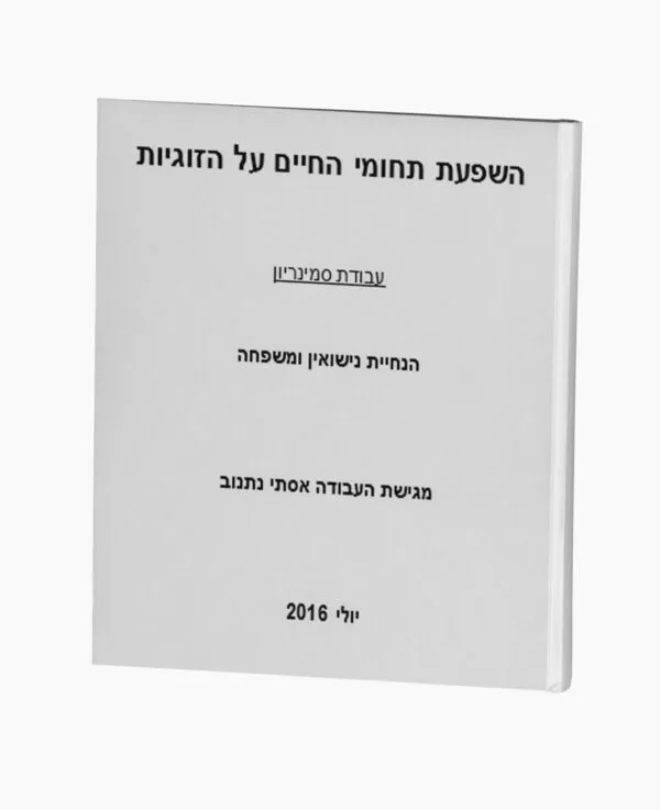 השפעת תחומי החיים על הזוגיות