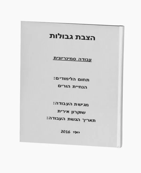 הצבת גבולות - הנחיית הורים